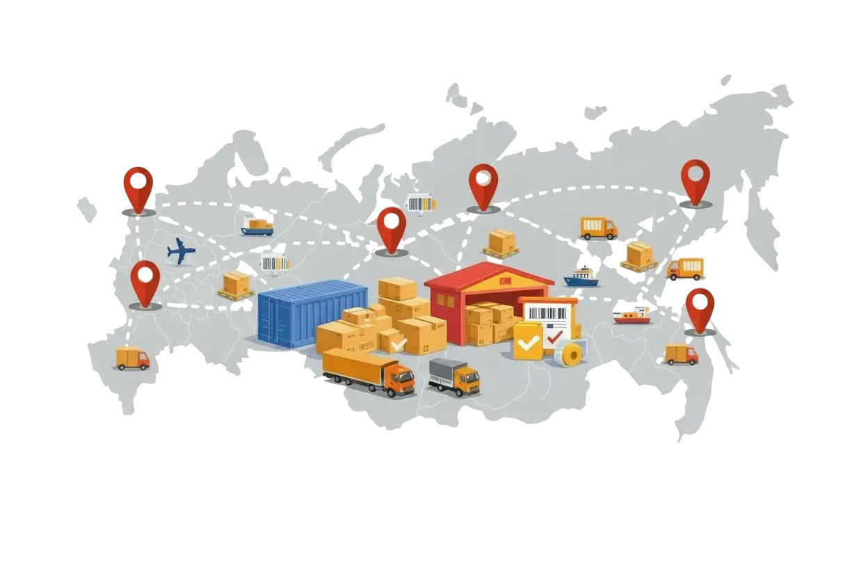 Перевозка сборных грузов из Казани