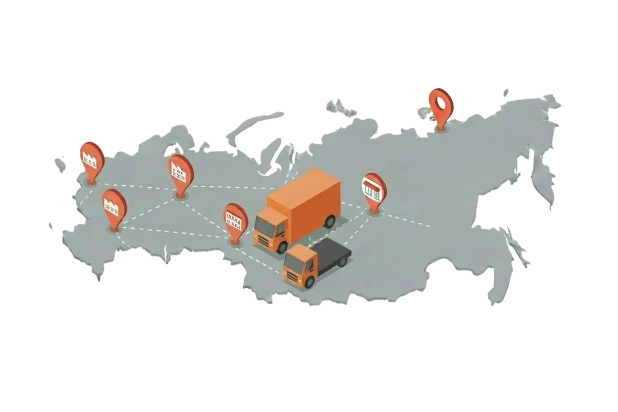 Доставка груза в строймаркеты из Казани